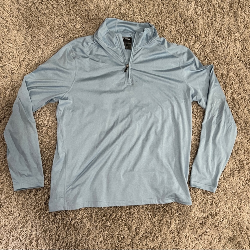 Jos A Bank Performance Quarter Zip Golf Pullover